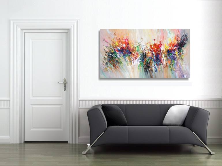 Original Abstract Painting by Peter Nottrott