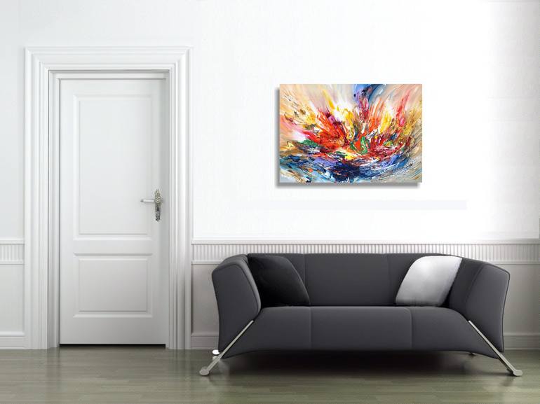 Original Abstract Painting by Peter Nottrott