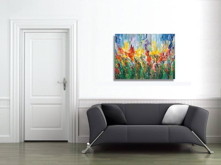 Original Abstract Painting by Peter Nottrott