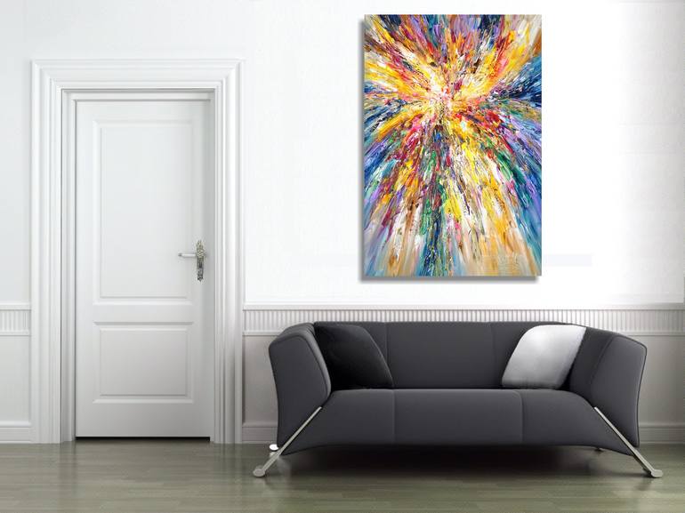 Original Abstract Painting by Peter Nottrott