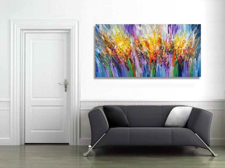 Original Abstract Painting by Peter Nottrott