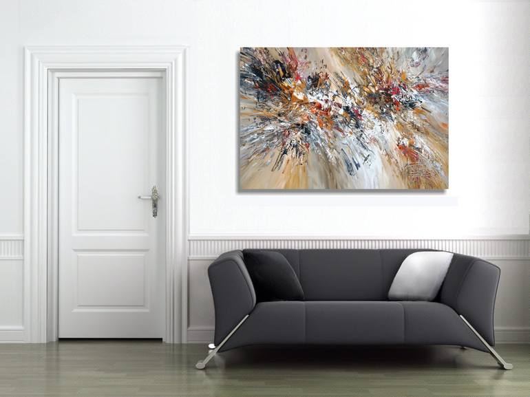 Original Modern Abstract Painting by Peter Nottrott