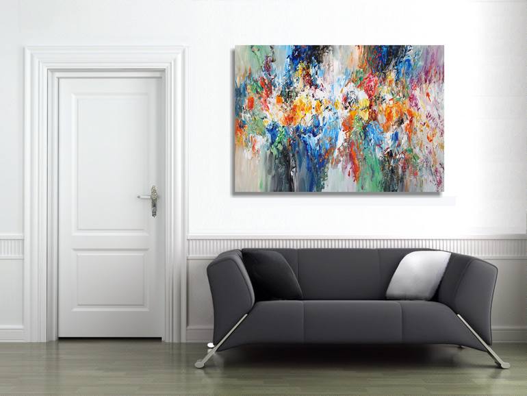 Original Modern Abstract Painting by Peter Nottrott