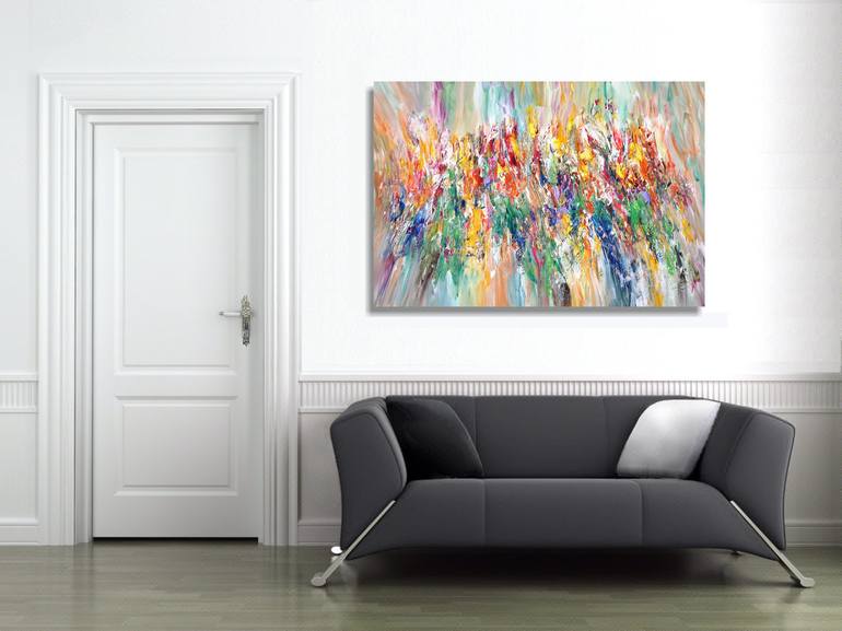 Original Modern Abstract Painting by Peter Nottrott