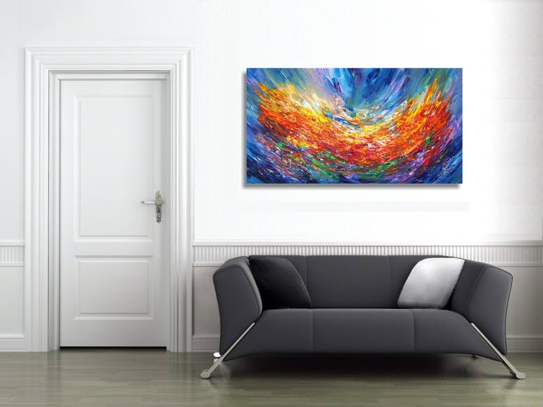 Original Abstract Painting by Peter Nottrott