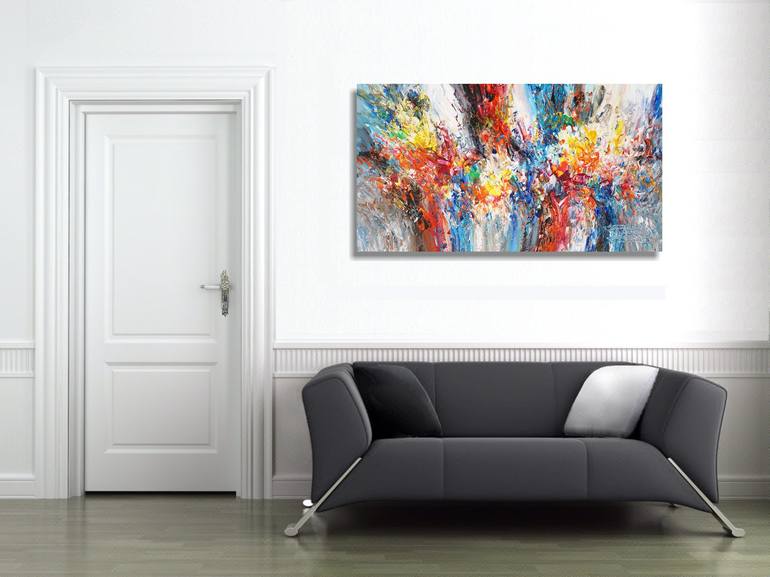 Original Abstract Painting by Peter Nottrott