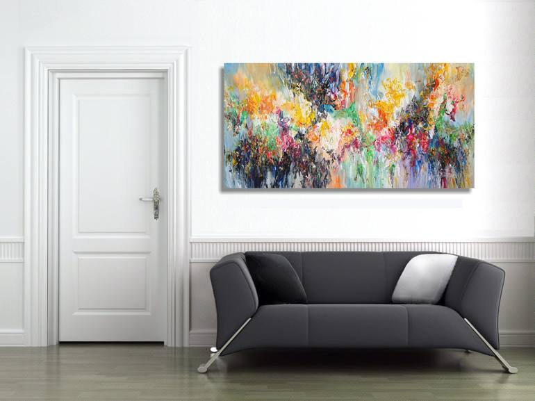 Original Modern Abstract Painting by Peter Nottrott