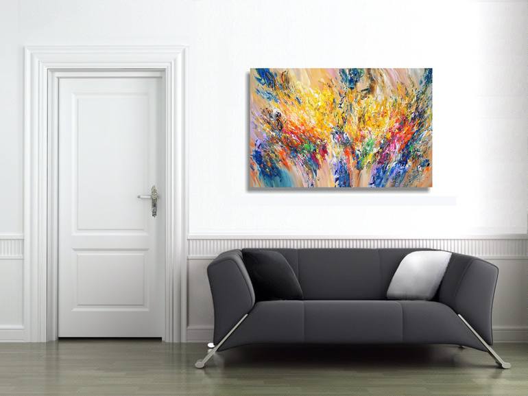 Original Abstract Painting by Peter Nottrott