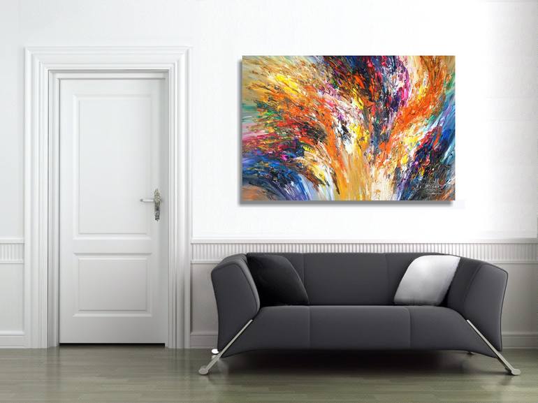 Original Abstract Painting by Peter Nottrott