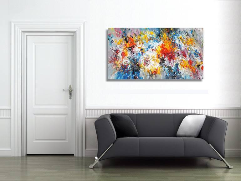 Original Abstract Painting by Peter Nottrott