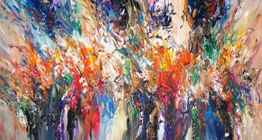 Original Modern Abstract Paintings by Peter Nottrott