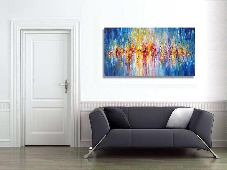 Original Abstract Painting by Peter Nottrott