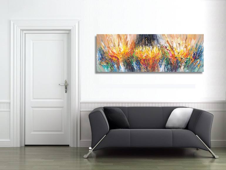 Original Abstract Painting by Peter Nottrott