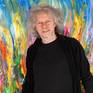 The Artist Peter Nottrott and the artwork 'Sunny Summer Day XL 15'.