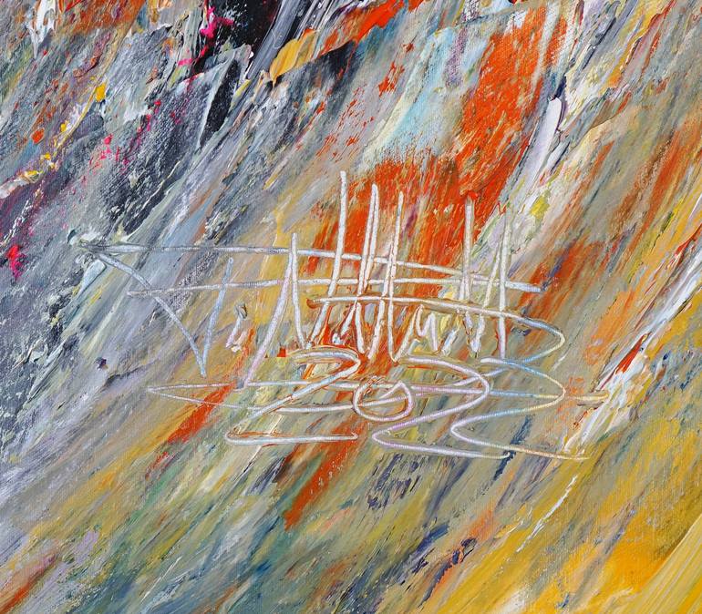 Original Abstract Painting by Peter Nottrott