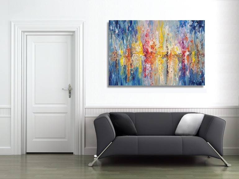 Original Abstract Painting by Peter Nottrott