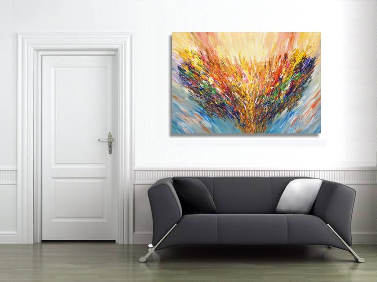 Original Abstract Painting by Peter Nottrott