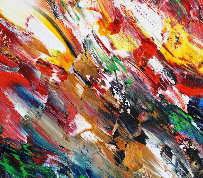 Original Modern Abstract Painting by Peter Nottrott