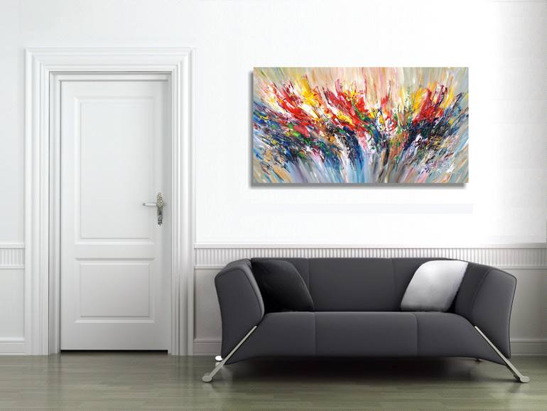 Original Abstract Painting by Peter Nottrott