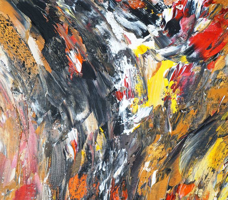 Original Modernism Abstract Painting by Peter Nottrott