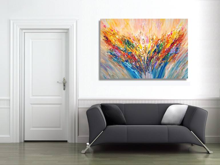 Original Modern Abstract Painting by Peter Nottrott