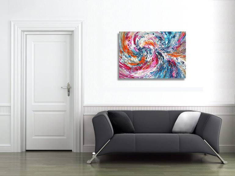 Original Abstract Painting by Peter Nottrott