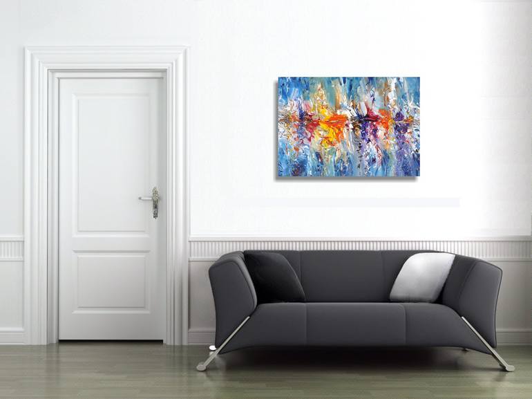 Original Abstract Painting by Peter Nottrott