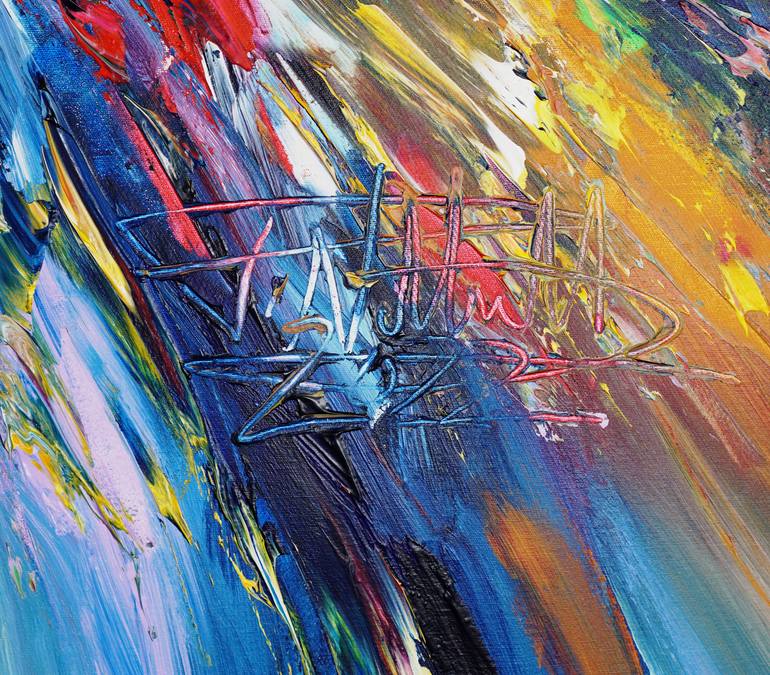 Original Modern Abstract Painting by Peter Nottrott