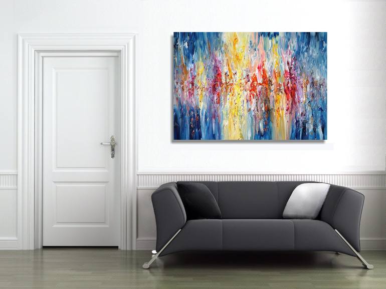 Original Abstract Painting by Peter Nottrott