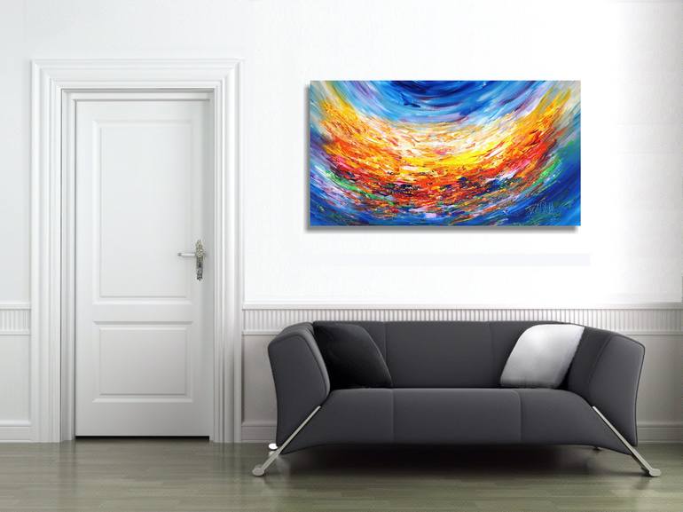 Original Abstract Painting by Peter Nottrott