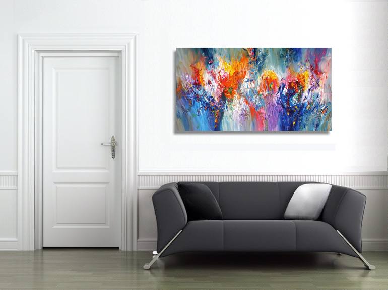 Original Modern Abstract Painting by Peter Nottrott