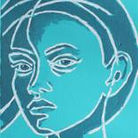Woman 3, teal by Gabriela Zapien