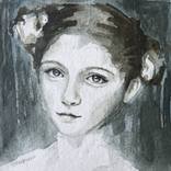 Watercolor on canvas No.20.19 by Gabriela Zapien