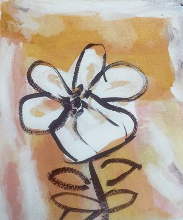 Original Abstract Floral Paintings by Sherri Silverman