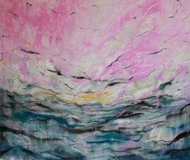 Print of Abstract Expressionism Nature Paintings by Daniela Zbarcea
