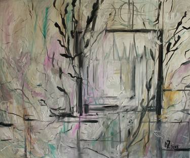 Print of Abstract Expressionism Garden Paintings by Daniela Zbarcea