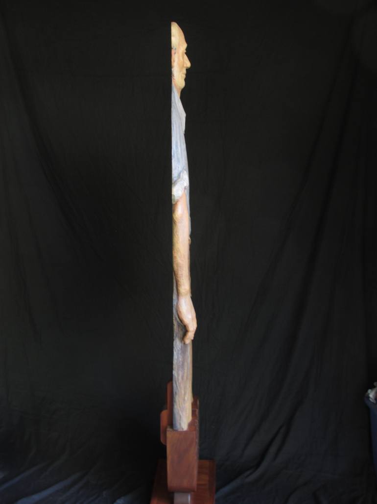 Original Figurative People Sculpture by Rick Harney