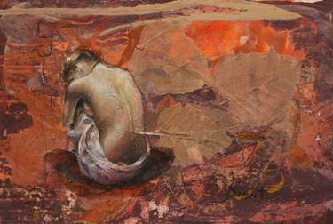 Original Figurative Fantasy Mixed Media by Nancy Bossert