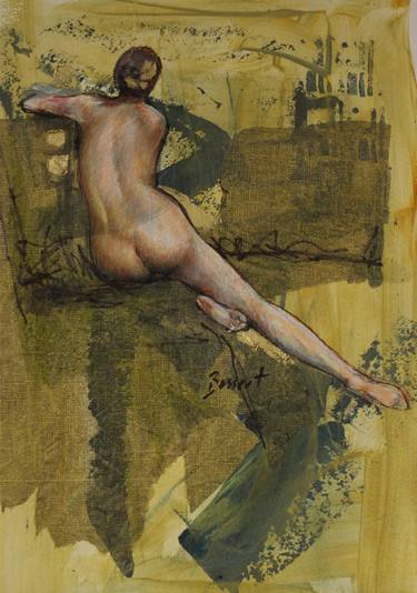 Print of Nude Paintings by Nancy Bossert