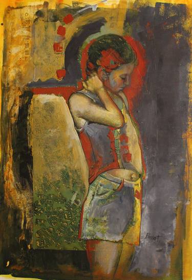Original Expressionism Women Paintings by Nancy Bossert