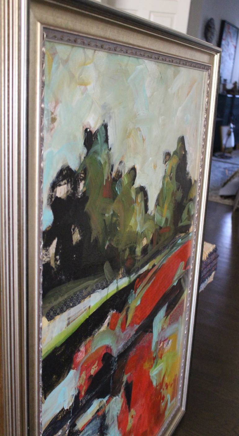 Original Abstract Landscape Painting by Nancy Bossert