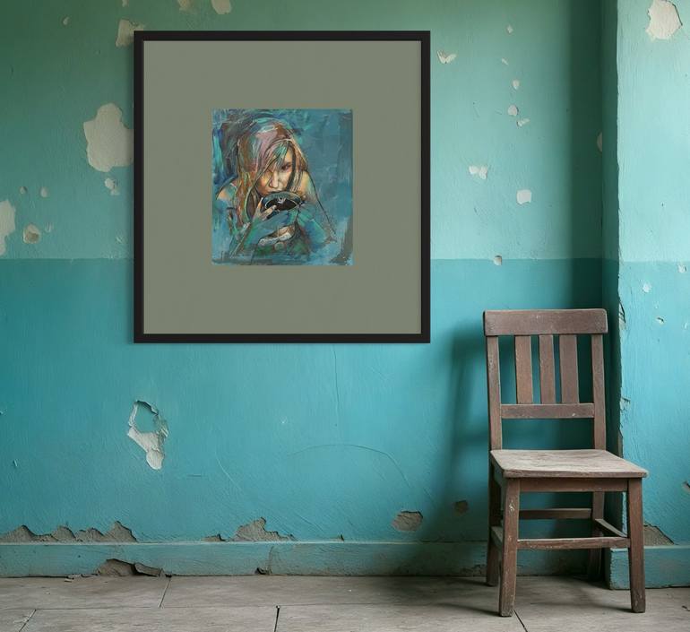 Original Contemporary Women Mixed Media by Nancy Bossert