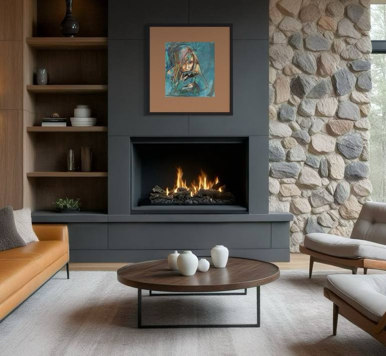 Original Contemporary Women Mixed Media by Nancy Bossert