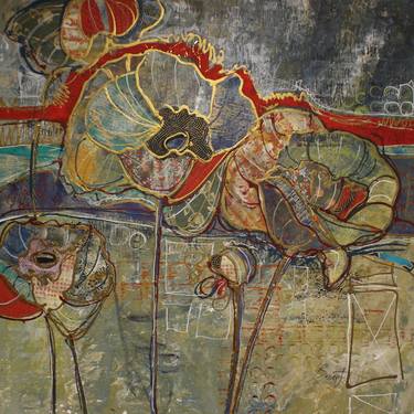 Original Abstract Nature Paintings by Nancy Bossert