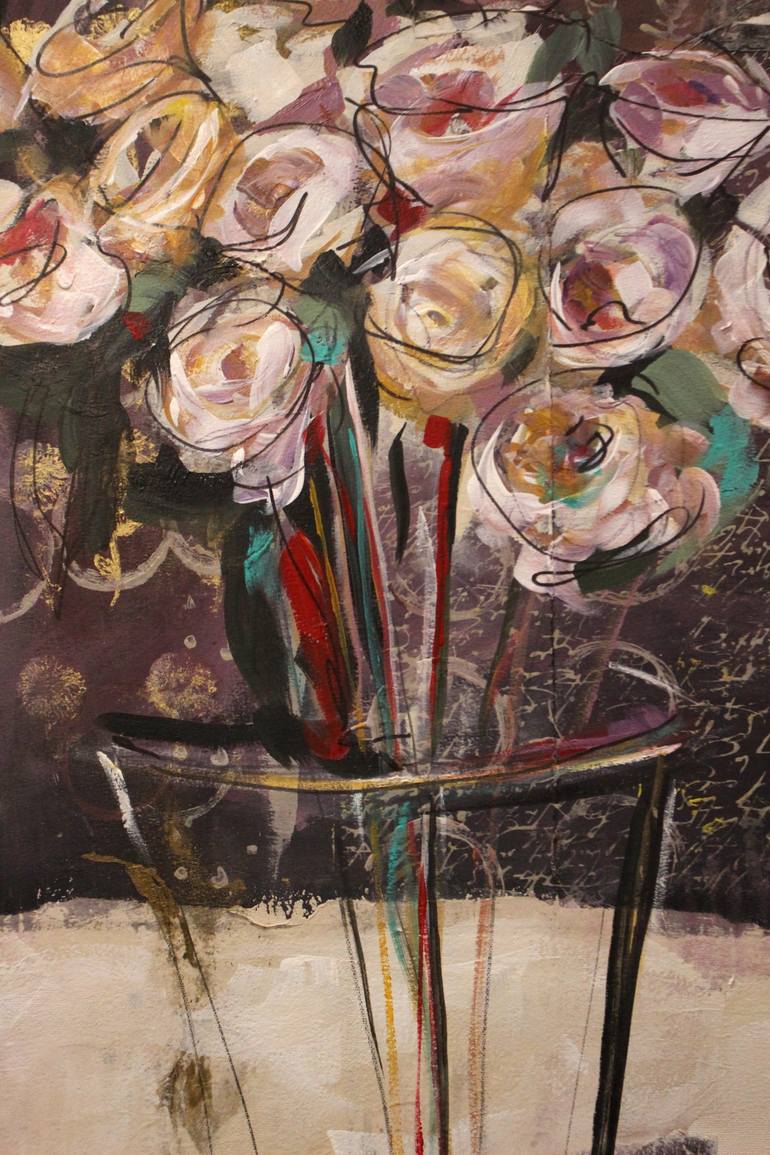 Original Contemporary Fantasy Painting by Nancy Bossert