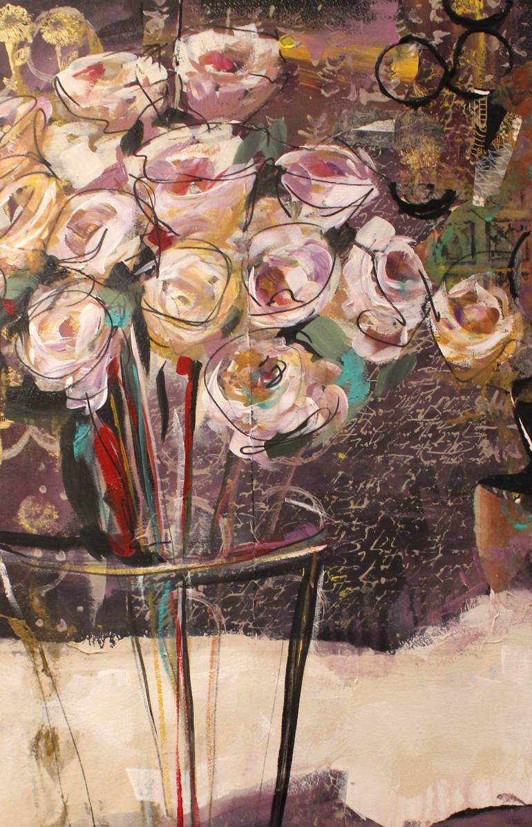 Original Contemporary Fantasy Painting by Nancy Bossert