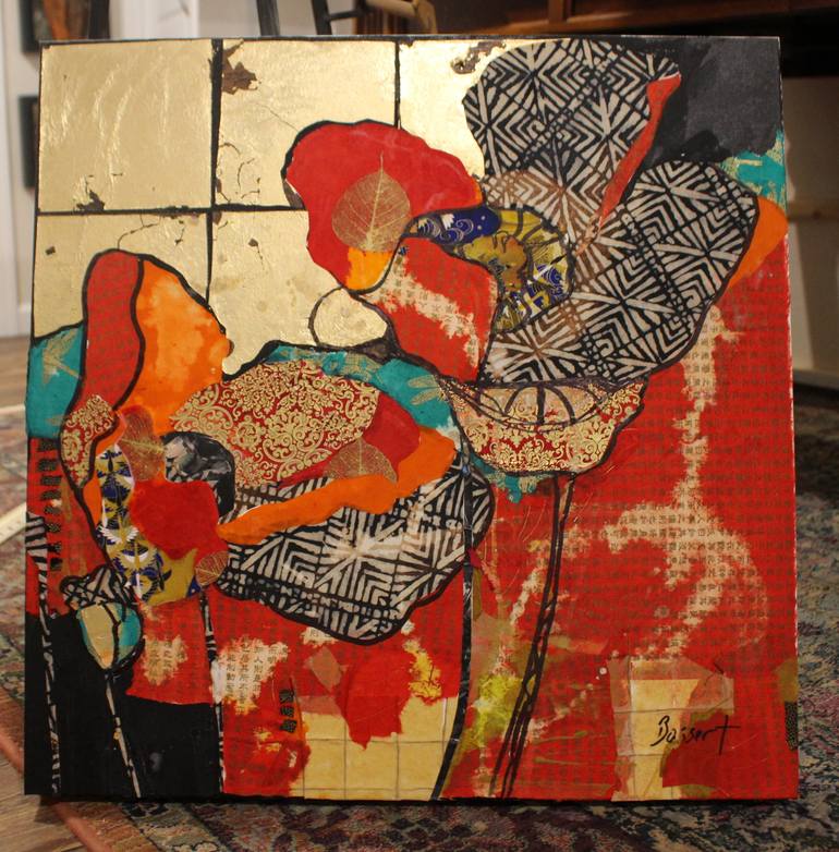 Original Conceptual Botanic Painting by Nancy Bossert