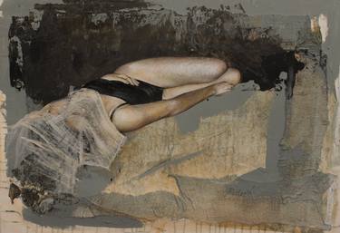 Original Abstract Women Mixed Media by Nancy Bossert