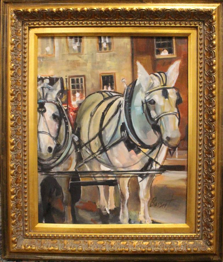 Original Contemporary Animal Painting by Nancy Bossert