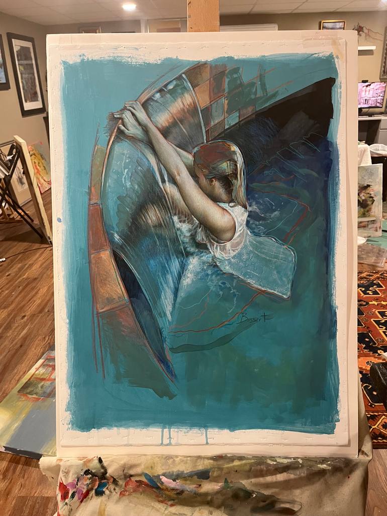Original Contemporary Women Painting by Nancy Bossert
